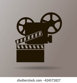 video camera. vector icon