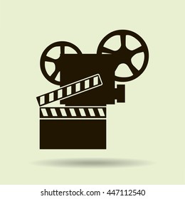 video camera. vector icon