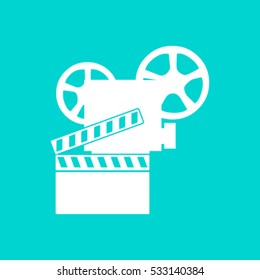 video camera. vector icon