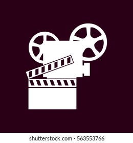video camera. vector icon