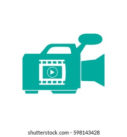 video camera. vector icon