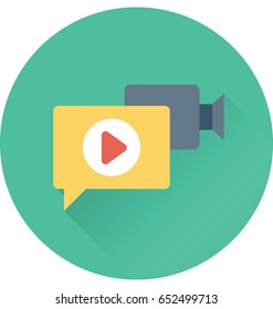Video Camera Vector Icon