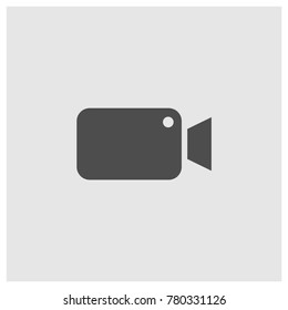 Video camera vector icon.