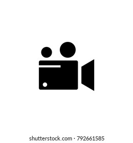 Video camera vector icon