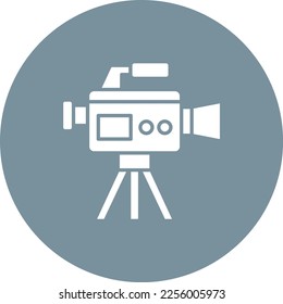 Video Camera vector icon. Can be used for printing, mobile and web applications.