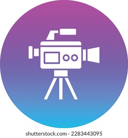 Video Camera vector icon. Can be used for printing, mobile and web applications.