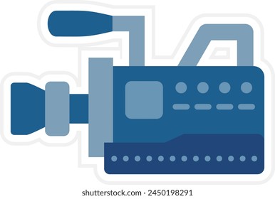 Video Camera vector icon. Can be used for printing, mobile and web applications.