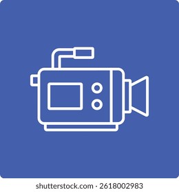 Video Camera vector icon. Can be used for printing, mobile and web applications.