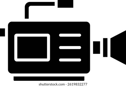 Video Camera vector icon. Can be used for printing, mobile and web applications.