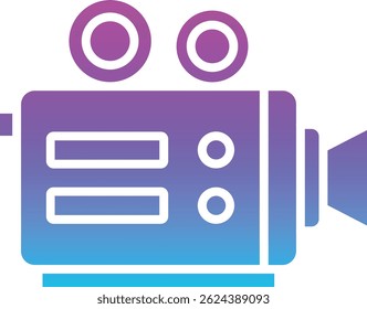 Video Camera vector icon. Can be used for printing, mobile and web applications.