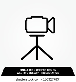 Video camera vector icon design