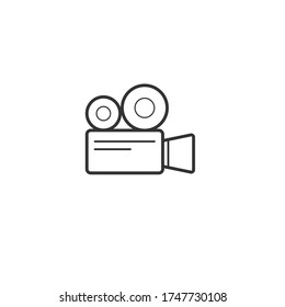 Video Camera Vector Icon Design