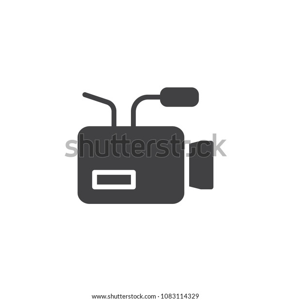 Video camera\
vector icon. filled flat sign for mobile concept and web design.\
Professional video cam simple solid icon. Symbol, logo\
illustration. Pixel perfect vector\
graphics