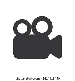 Video camera vector icon in modern design style for web site and mobile app