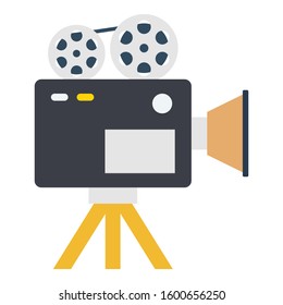 Video Camera Vector icon which can be easily modified or edit
