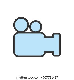 video camera vector illustration