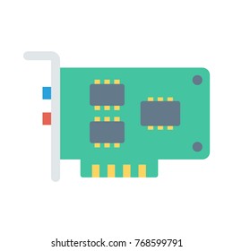 video card flat icon