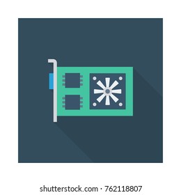 video card square flat