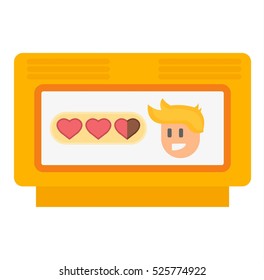 Video card vector illustration.