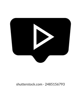 Video Chat Icon Vector Symbol Design Illustration
