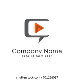 Video Chat Logo Template