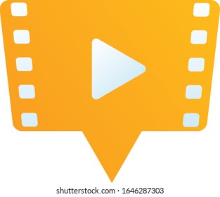 Video Chat vector high-res icon/symbol
