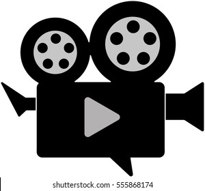Video cinema studio icon