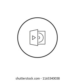 Video concept vector icon
