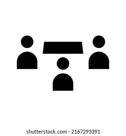 video conference icon or logo isolated sign symbol vector illustration - high quality black style vector icons
