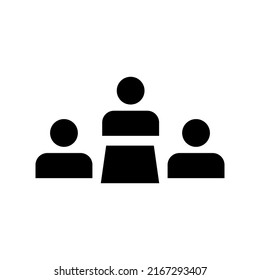 video conference icon or logo isolated sign symbol vector illustration - high quality black style vector icons
