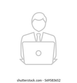  Video conference Icon Vector. 