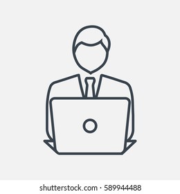  Video conference Icon Vector. 