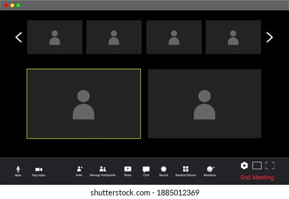 Download Zoom Template High Res Stock Images Shutterstock