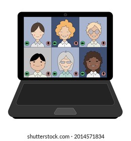 Video conference. Online and Digital communication