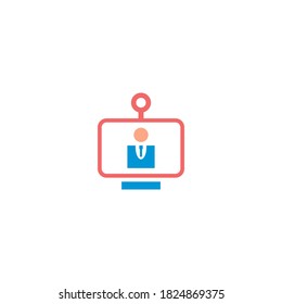 Vektorsymbol-Design für Videokonferenzen