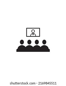video conferencing icon,vector best flat icon.