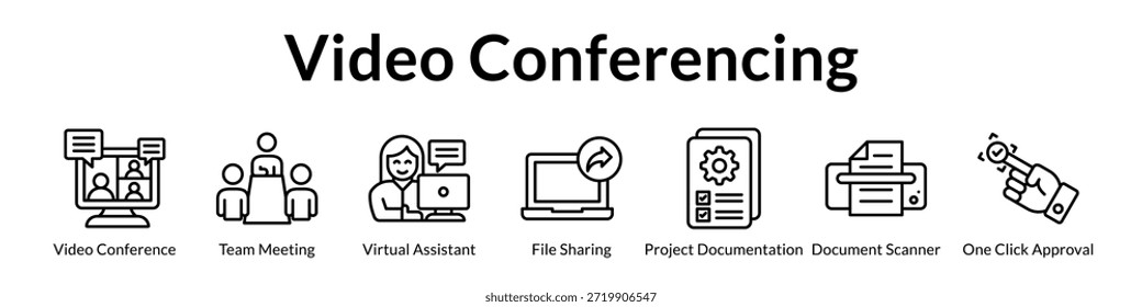 Video Conferencing Platform for Virtual Meetings Team Collaboration Document Sharing and Remote Project Management