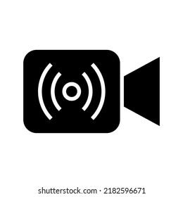 video connection icon or logo isolated sign symbol vector illustration - high quality black style vector icons
