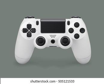 Video console gamepad vector illustration