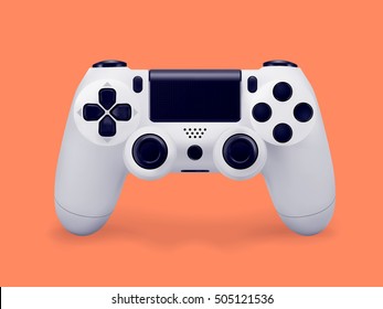 Video console gamepad vector illustration