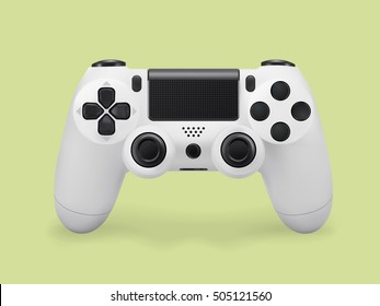 Video console gamepad vector illustration