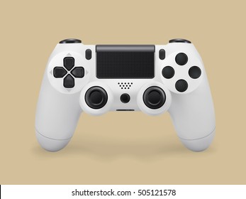 Video console gamepad vector illustration