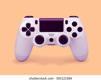 Video console gamepad vector illustration