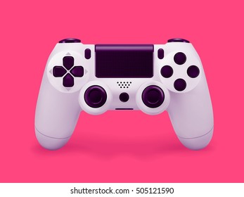 Video console gamepad vector illustration