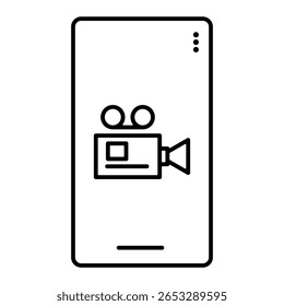 Elemento De Ícone De Conteúdo De Vídeo Para Design