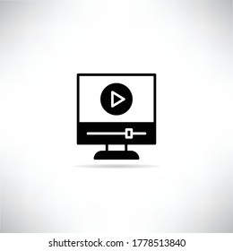 video content on desktop icon