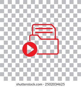 video data folder icon , video icon