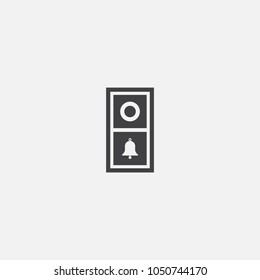 video doorbell icon. Simple element illustration. video doorbell symbol design from Smart home collection. Can be used for web and mobile.