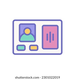 video doorbell icon for your website design, logo, app, UI.