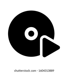 video DVD icon isolated sign symbol vector illustration - Collection of high quality black style vector icons
